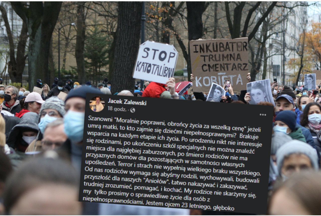 "Skazaliście mnie". Przejmujący wpis ojca dziecka z niepełnosprawnością.