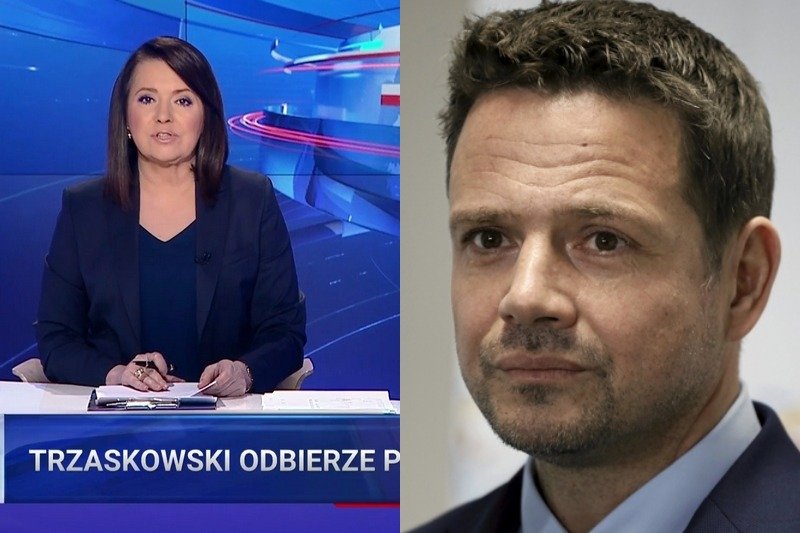 W "Wiadomościach" TVP pokazano materiał dot. Rafała Trzaskowskiego i zwrotu żydowskiego mienia.