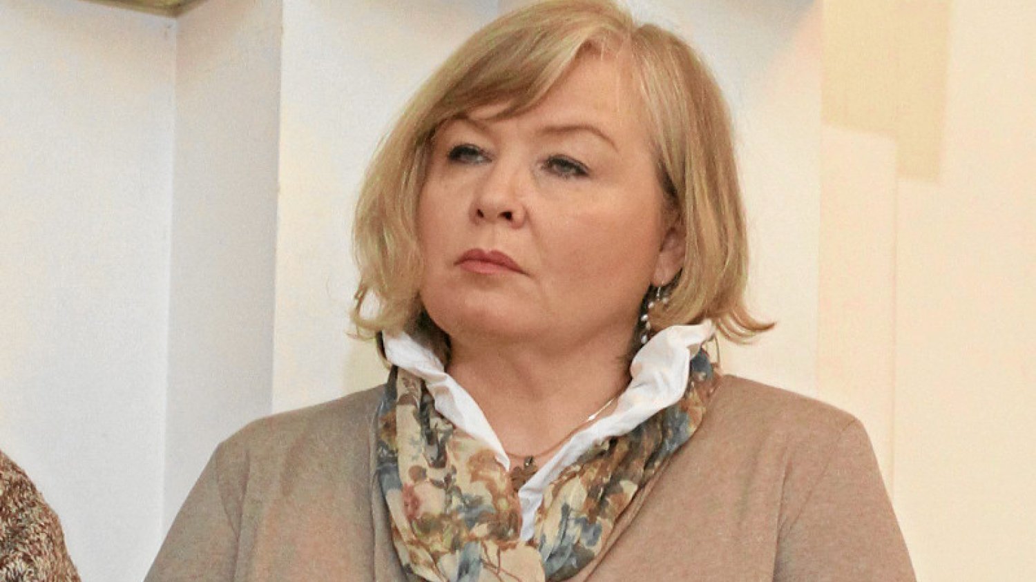Maria Ochman, przewodnicząca Krajowego Sekretariatu Ochrony Zdrowia NSZZ ”Solidarność” .