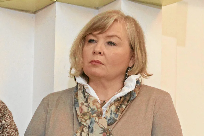 Maria Ochman, przewodnicząca Krajowego Sekretariatu Ochrony Zdrowia NSZZ ”Solidarność” .