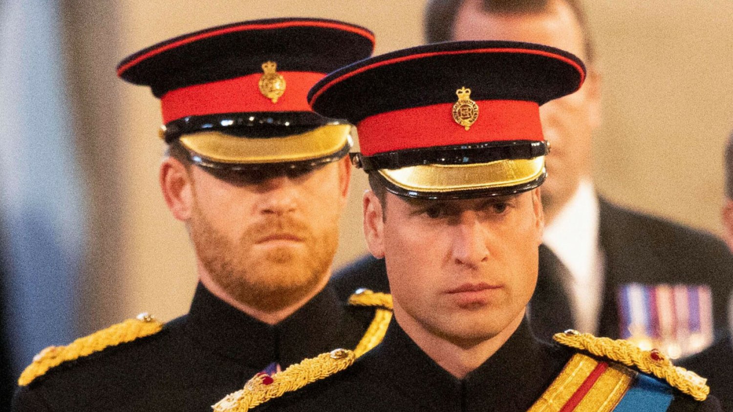 Książę Harry i książę William.
