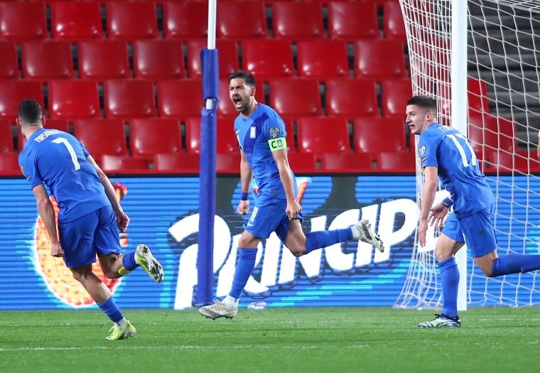 Tak Grecy fetowali remis na wyjeździe z Hiszpanią