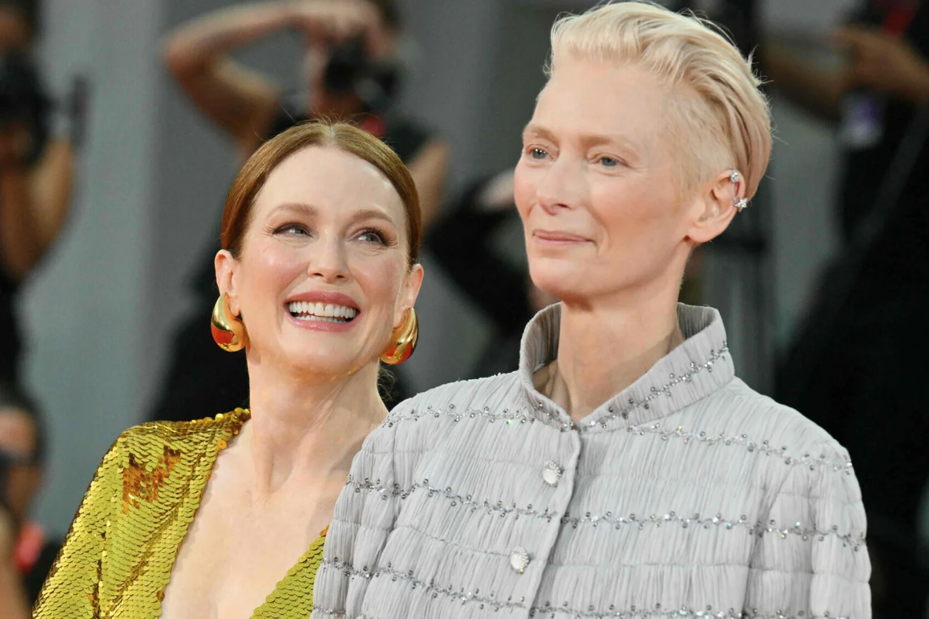 "W pokoju obok" Pedro Almodovar, Julianne Moore, Tilda Swinton, festiwal w Wenecji "W pokoju obok" Pedro Almodovar, Julianne Moore, Tilda Swinton, festiwal w Wenecji
