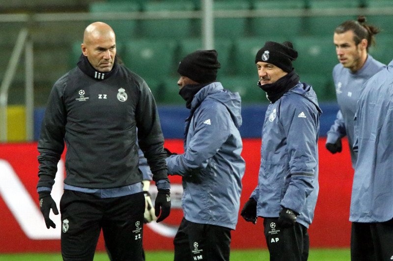 Zinedine Zidane jest dzisiaj trenerem Realu Madryt