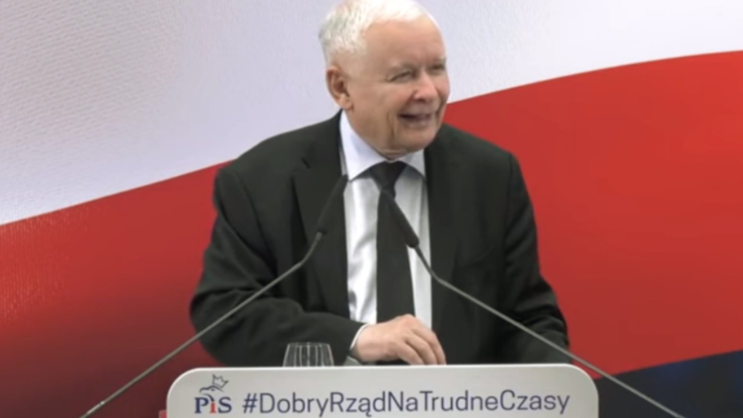 Jarosław Kaczyński, "karamaty" w Nowym Sączu