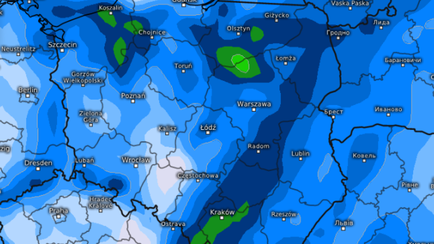 Duża zmiana pogody na koniec tygodnia. Do Polski nadciąga front atmosferyczny znad Atlantyku.