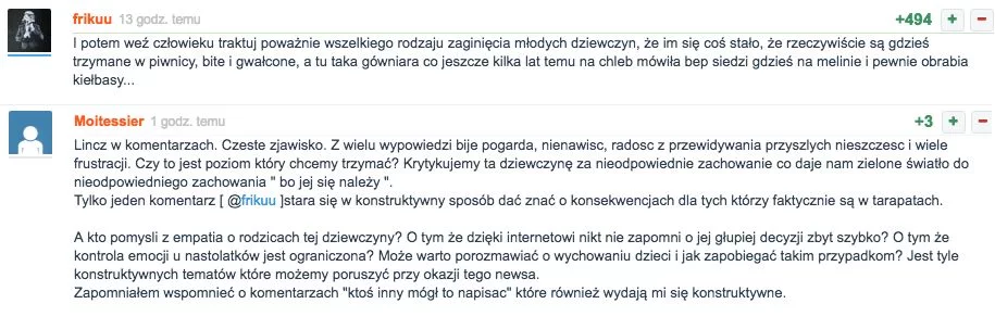 News wywołał burzliwą dyskusję w internecie