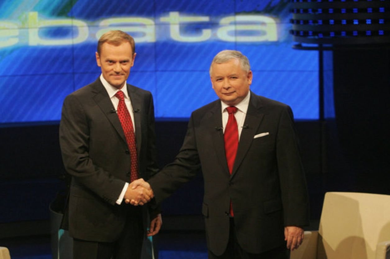 Donald Tusk i Jarosław Kaczyński