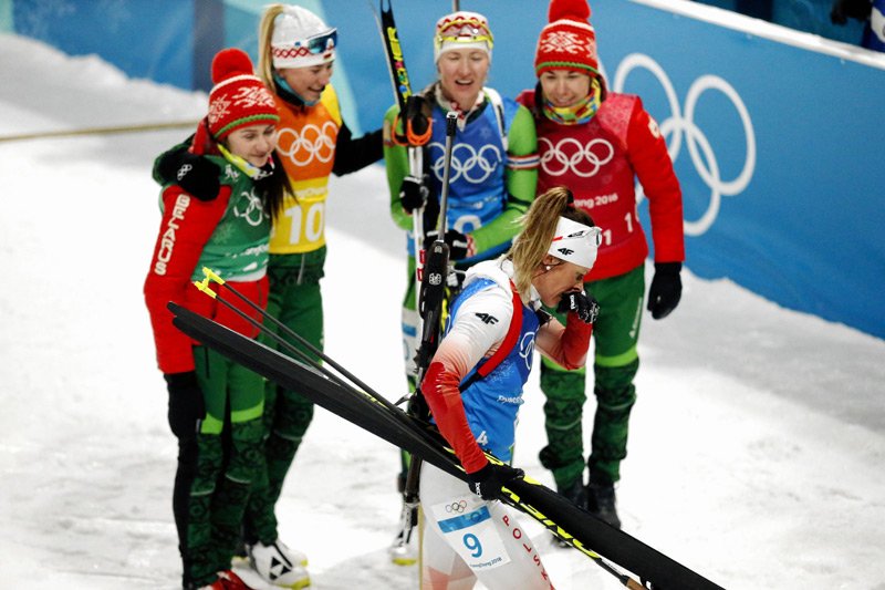 Polskie biathlonistki zajęły w sztafecie na IO w Pjongczangu siódme miejsce. Zawiodła szczególnie Weronika Nowakowska, która biegła na ostatniej zmianie.
