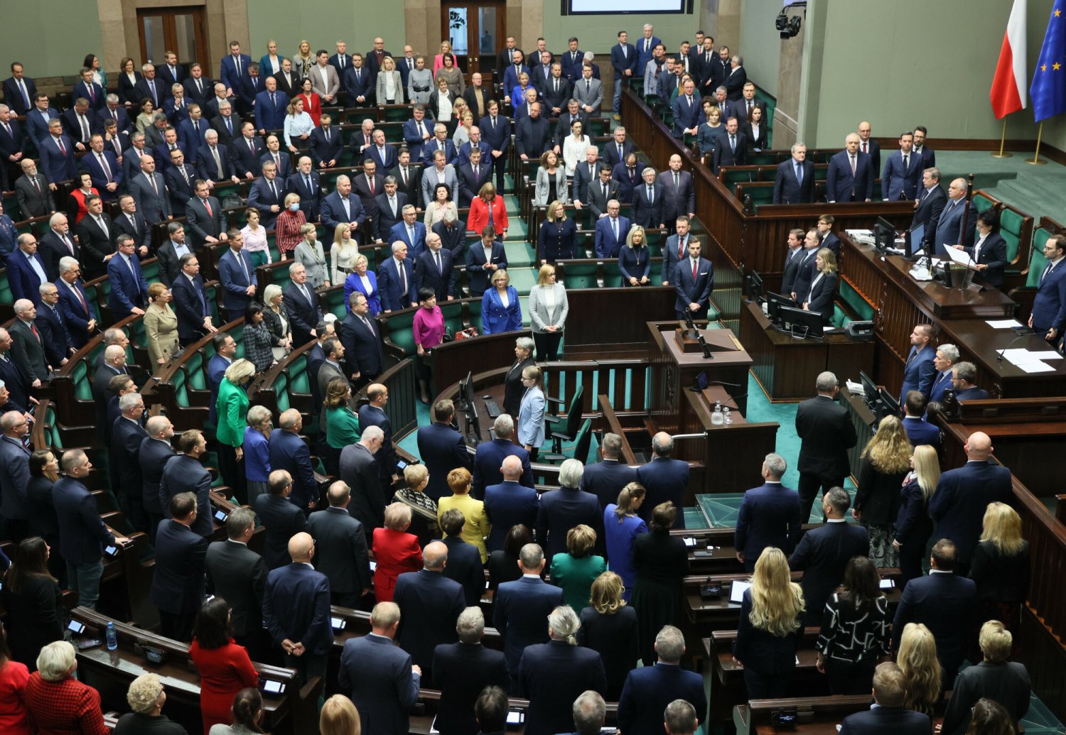 Sejm przerwał obrady nad projektem ustawy dotyczącej uznania Rosji za państwo stosujące terroryzm.
