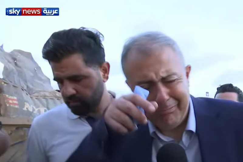 Gubernator Bejrutu Marwan Abboud popłakał się na wizji komentując eksplozję w Bejrucie, która doprowadziła do śmierci co najmniej 100 osób.