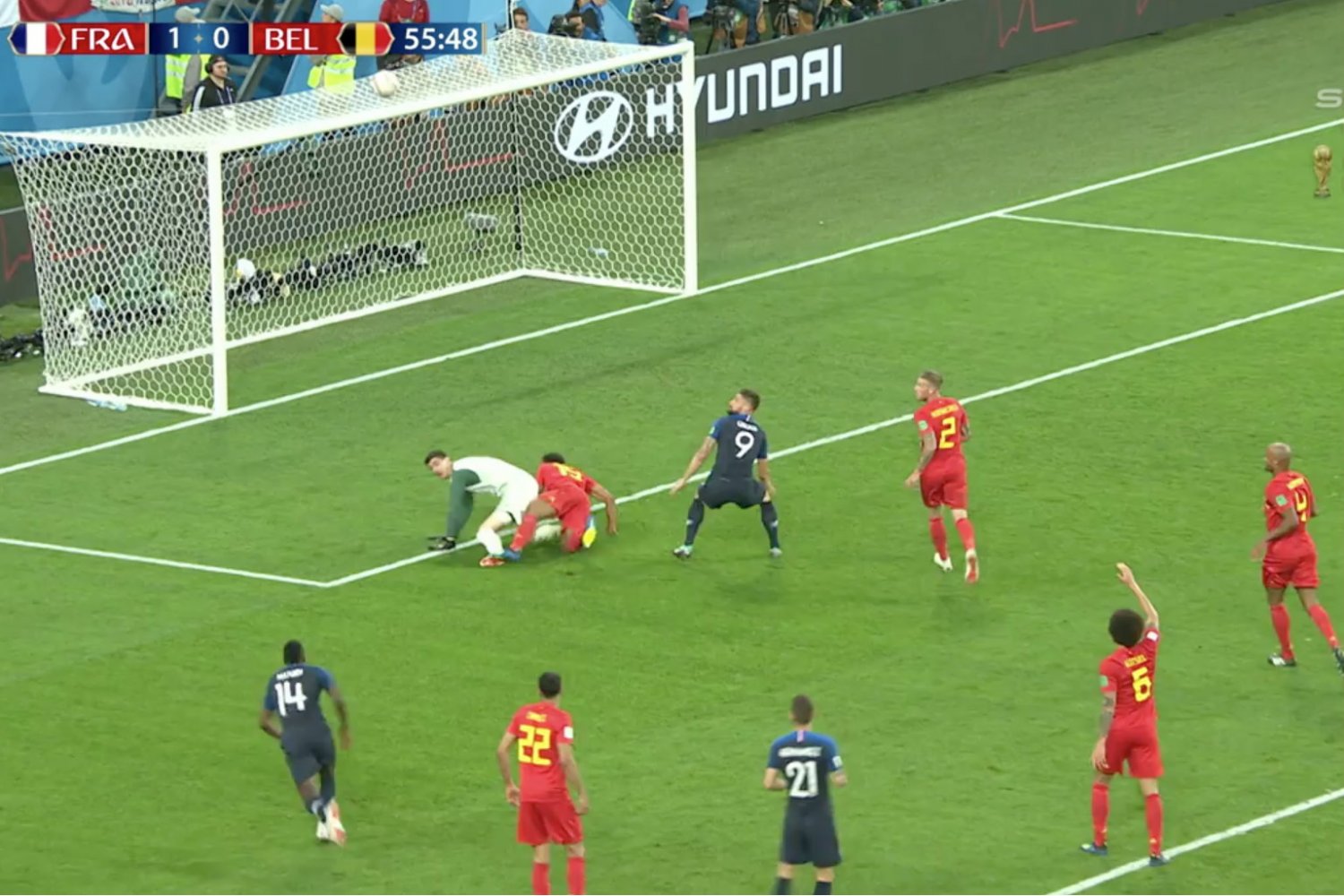 Po genialnym zagraniu Mbappe Francja cudem nie prowadziła 2:0.