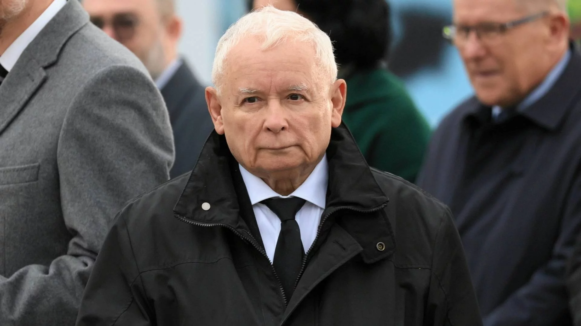 Jarosław Kaczyński na 186. miesięcznicy katastrofy smoleńskiej.