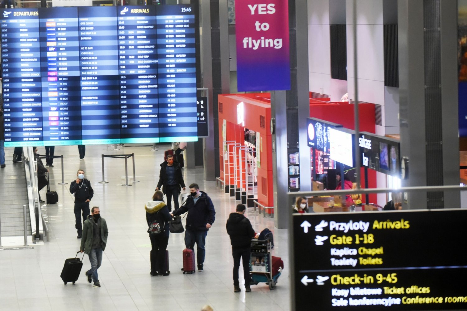 Lotnisko w Krakowie.