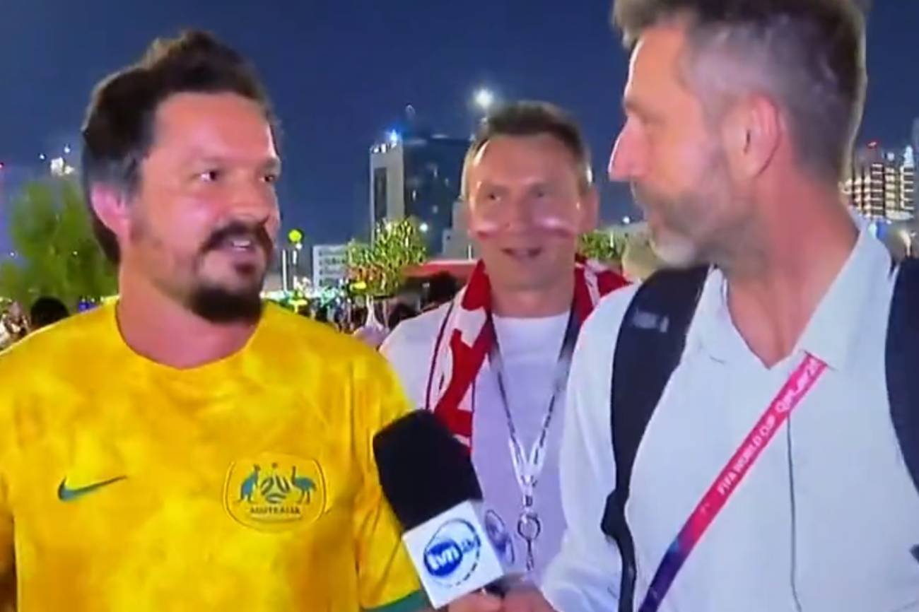 Kibic na mundialu zażartował z reportera TVN. Wideo hitem sieci