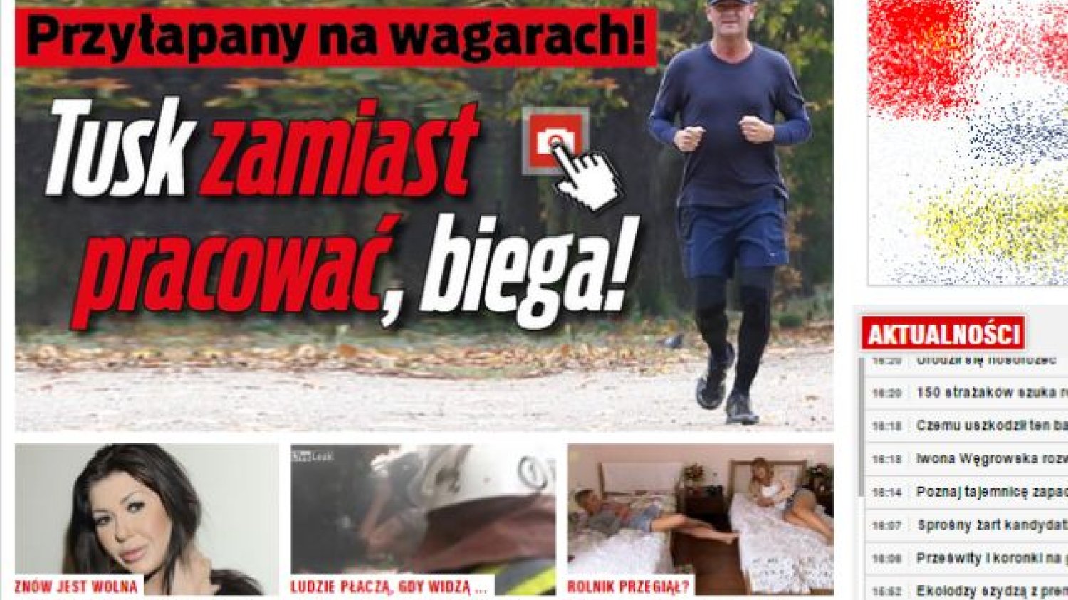 Były premier poszedł biegać w trakcie głosowań w Sejmie.