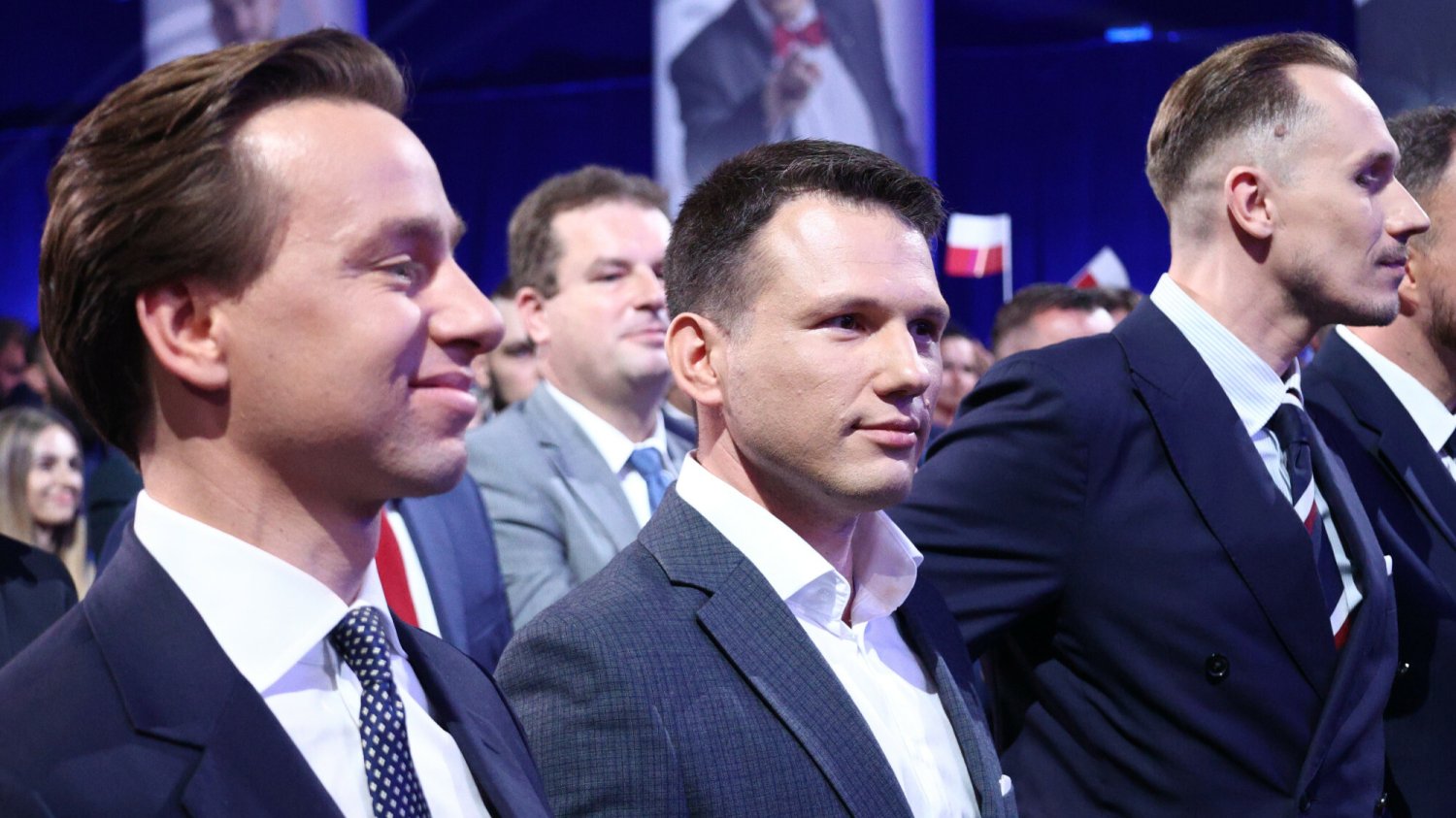 Krzysztof Bosak, Sławomir Mentzen, Konrad Berkowicz