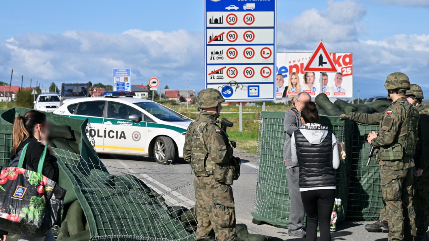 Granica ze Słowacją. Syryjscy migranci uciekali przed Strażą Graniczną