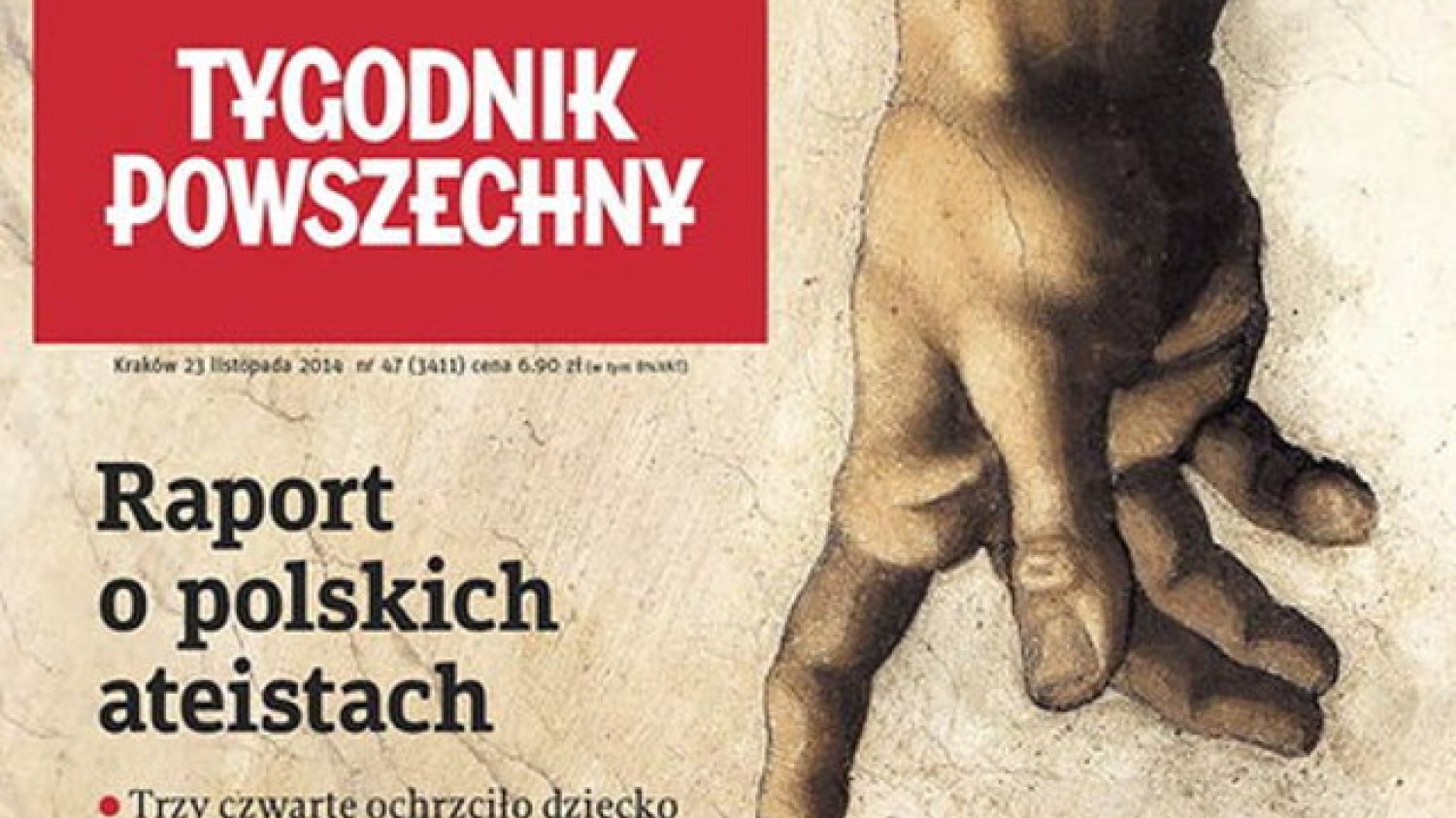 "Tygodnik Powszechny" przedstawił raport o polskich ateistach
