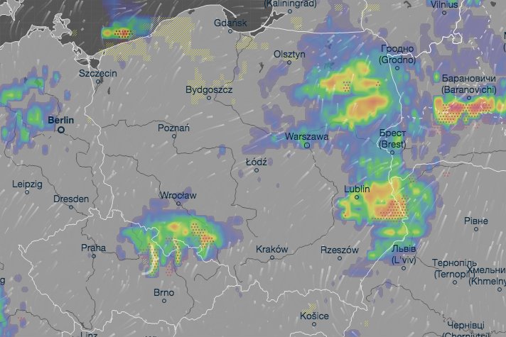 W środę 7 sierpnia będzie upalnie w całym kraju. W wielu miejscach Polski będzie grzmieć, spodziewane są też przelotne opady.
