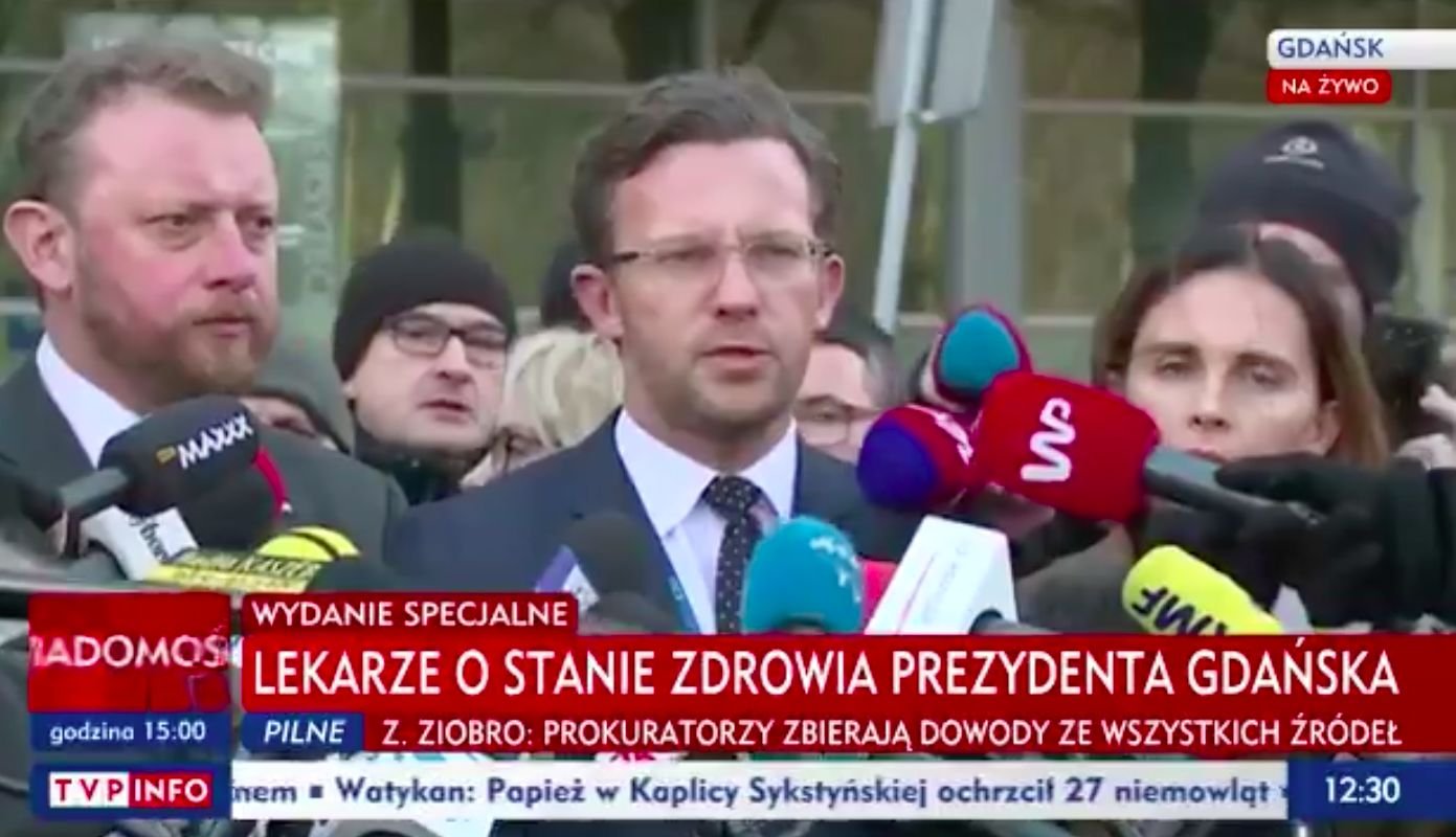 Jaki jest stan zdrowia Pawła Adamowicza?