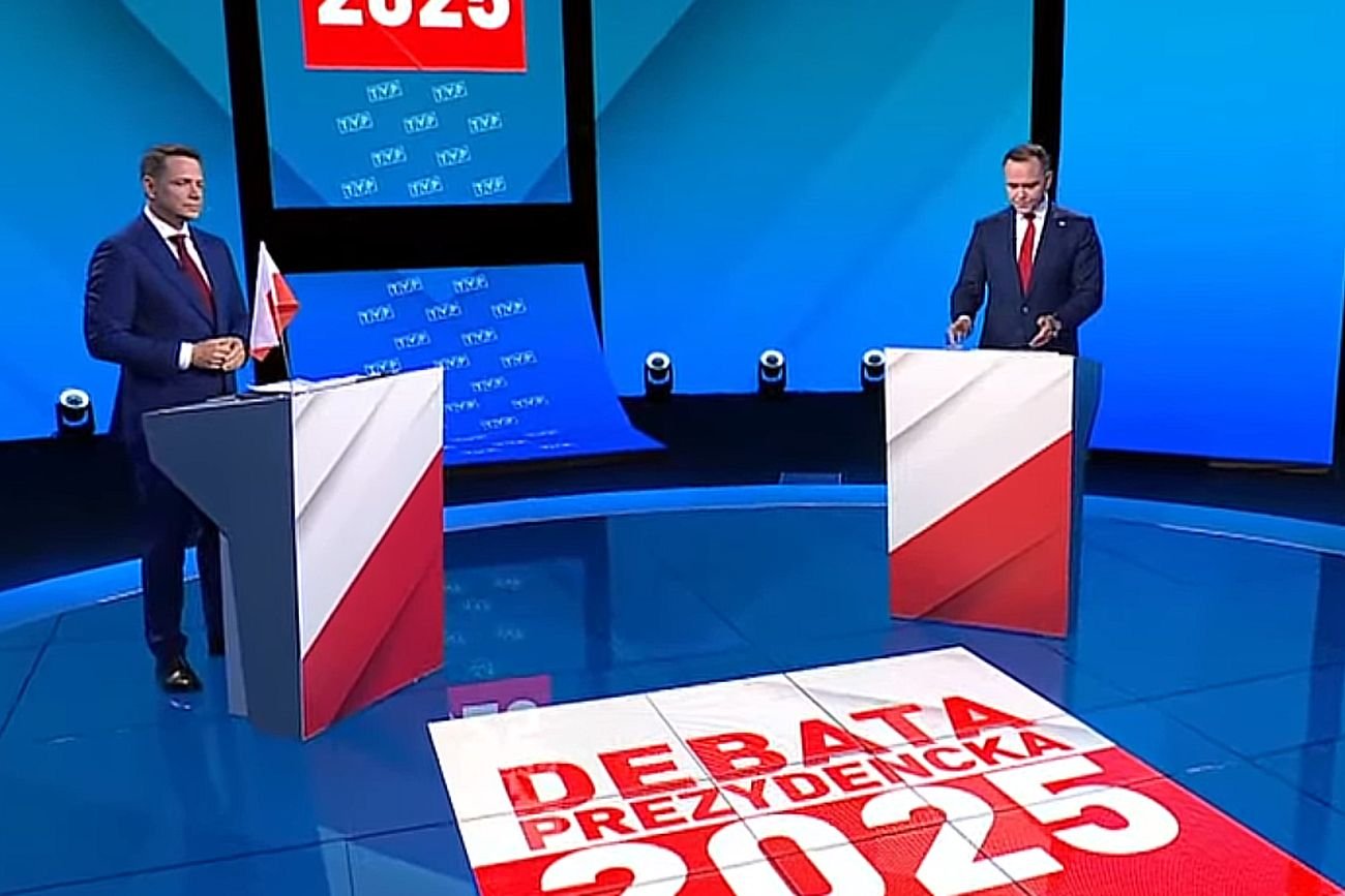 "Jak zdrowie?" Zaiskrzyło już na samym początku debaty Trzaskowski-Nawrocki
