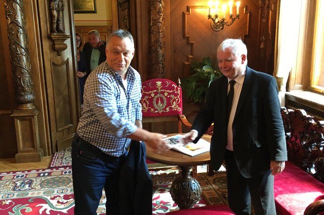 Jarosław Kaczyński z wizytą u Viktora Orbana.