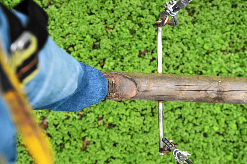 Groźny wypadek w parku linowym we Włocławku. 11-latek trafił do szpitala (zdjęcie ilustracyjne).