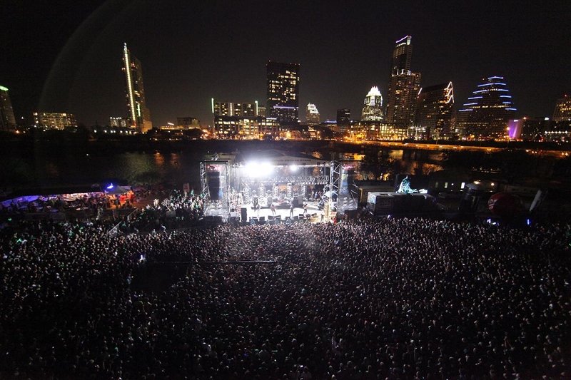 Scena Auditorium Shows Stage z lotu ptaka