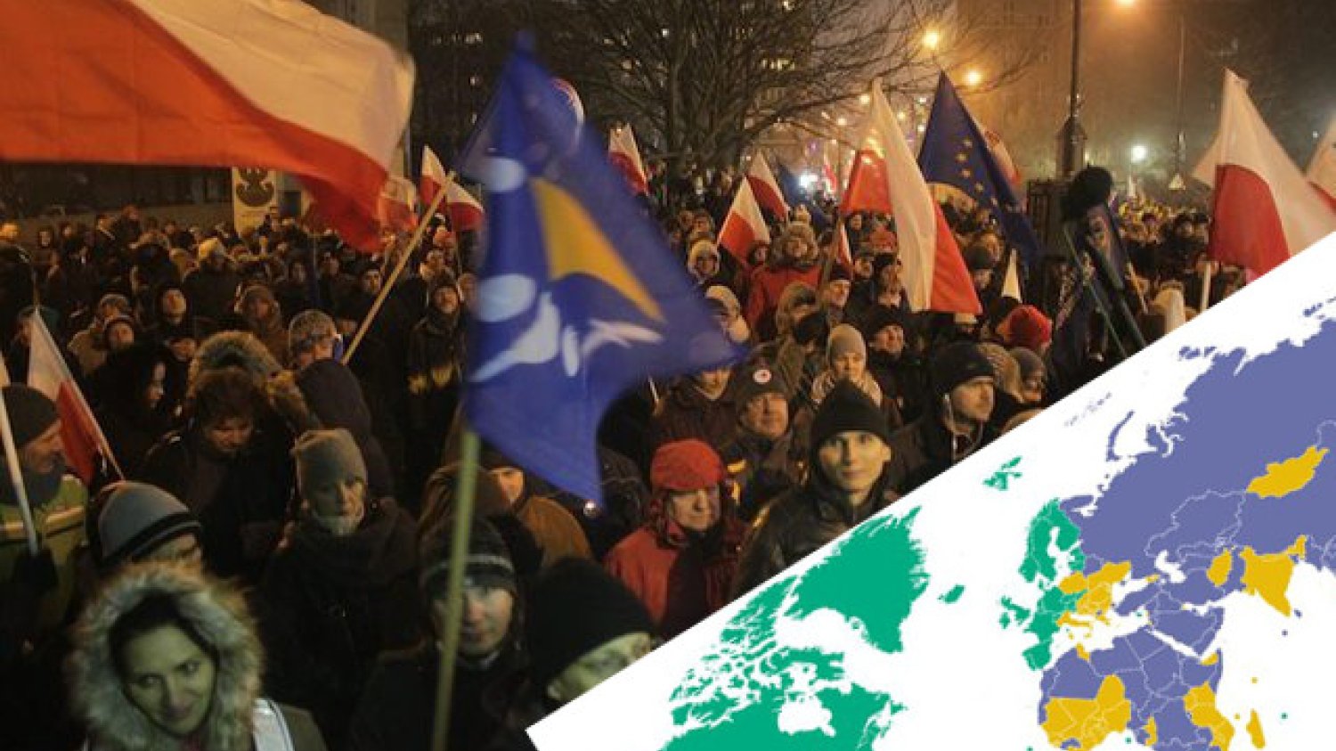W grudniu Polacy bronili mediów przed politykami. To m.in. zauważył i odnotował Freedom House, uznający dziś Polskę za kraj z częściowo wolnymi mediami.