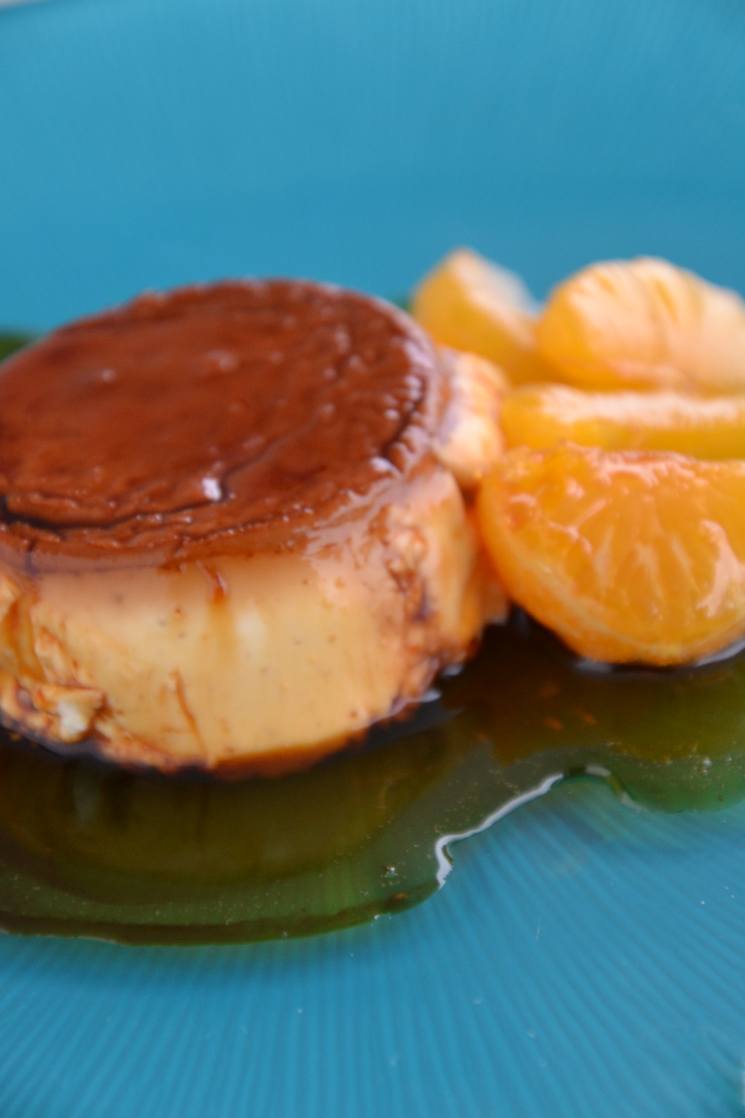 Creme caramel z mandarynkami