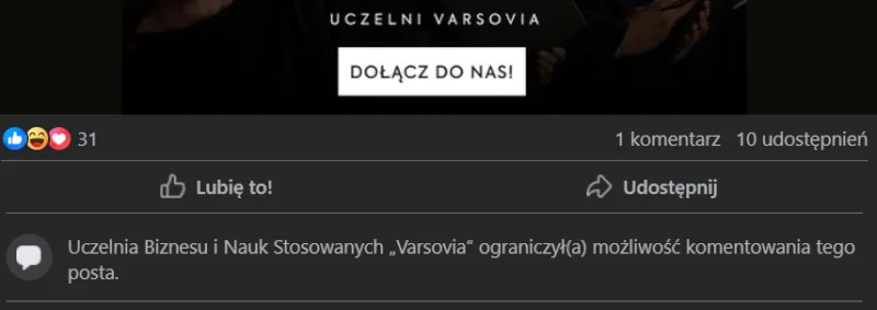 Collegium Humanum to robi na Facebooku. Skandal mocno się za nią ciągnie Collegium Humanum to robi na Facebooku. Skandal mocno się za nią ciągnie