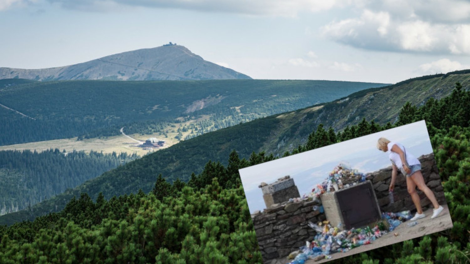 "Jest to pierwsza strefa parku narodowego. Zdjęcie śmieci jest tym bardziej oburzające"