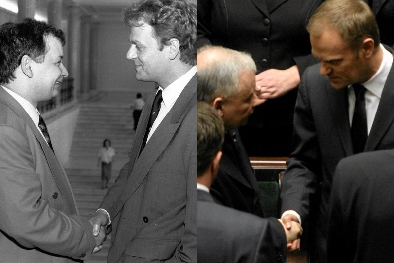 Mimo iż minęło ponad 20 lat na tych zdjęciach z Sejmu trudno znaleźć większe różnice...