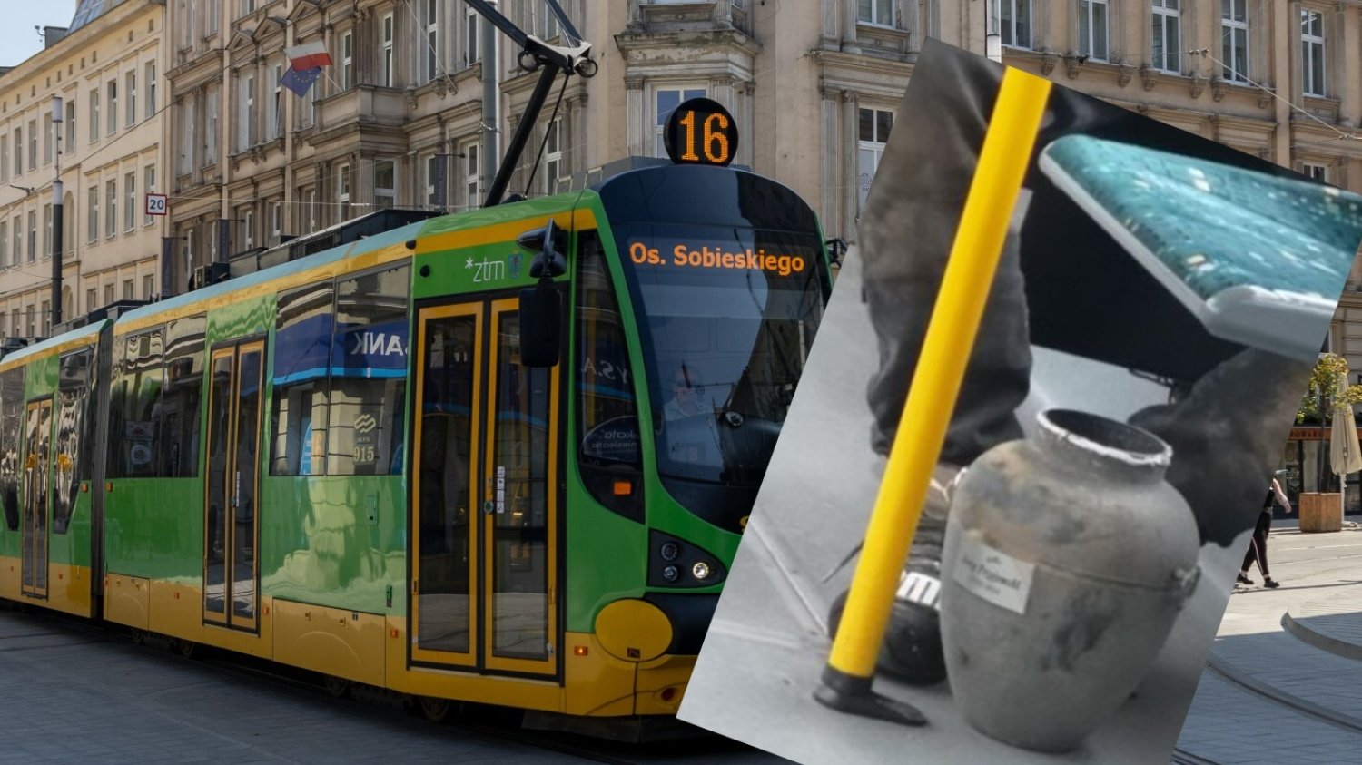 Niebywała sytuacja w Poznaniu. Ukradł i zniszczył urnę z cmentarza.