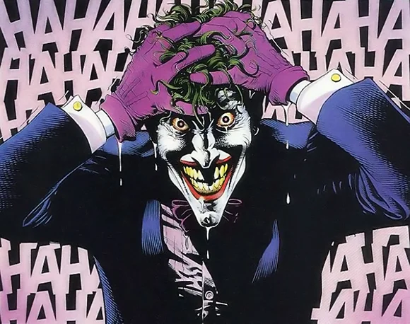 kadr z komiksu "Batman: Zabójczy żart"