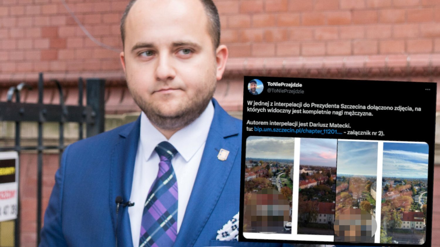 Radny PiS Dariusz Matecki wysłał nagie zdjęcia do urzędu