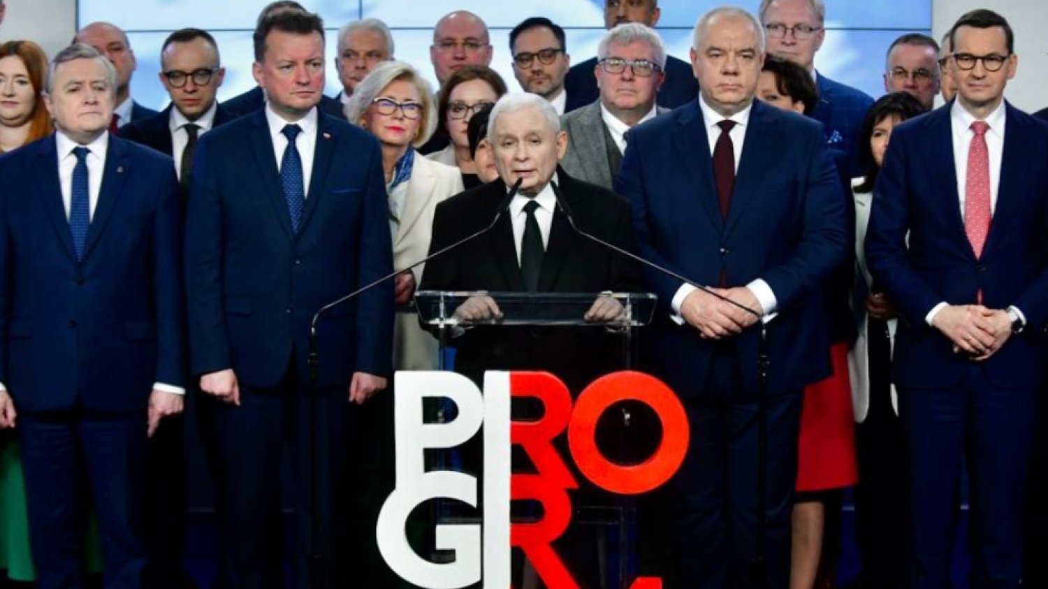 Politycy PiS na konferencji prasowej
