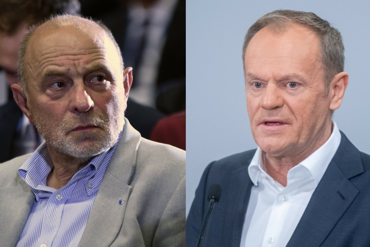 Bogusław Sonik i Donald Tusk.