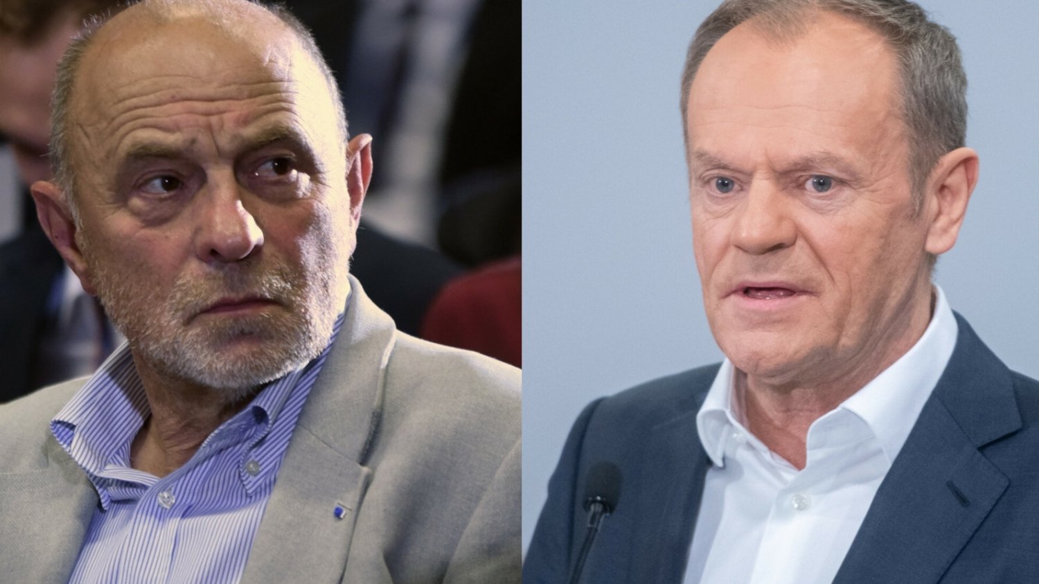 Bogusław Sonik i Donald Tusk.