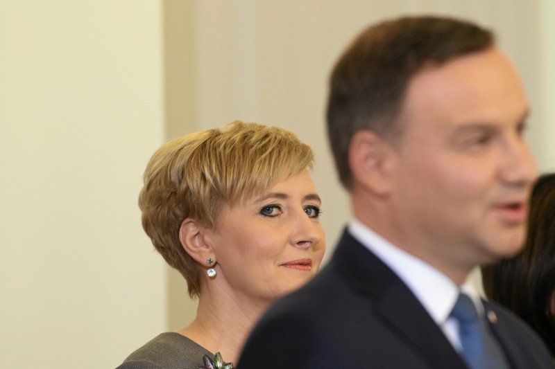 Agata Kornhauser-Duda: "Za Andrzejem stoję ja i moja córka. I tego nic nie zmieni".