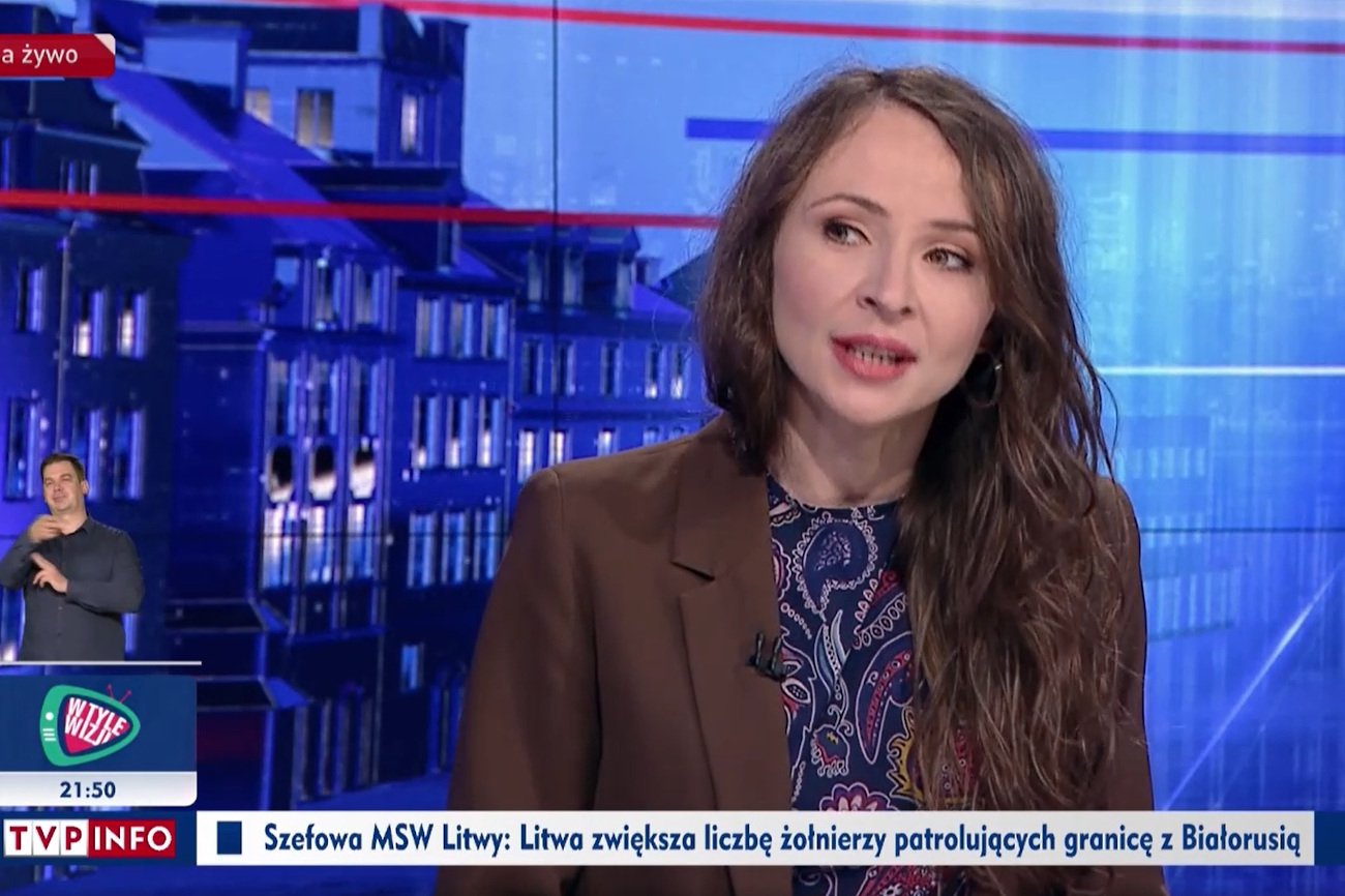 Agnieszka Dziemianowicz-Bąk w TVP mówiła o roli mediów.