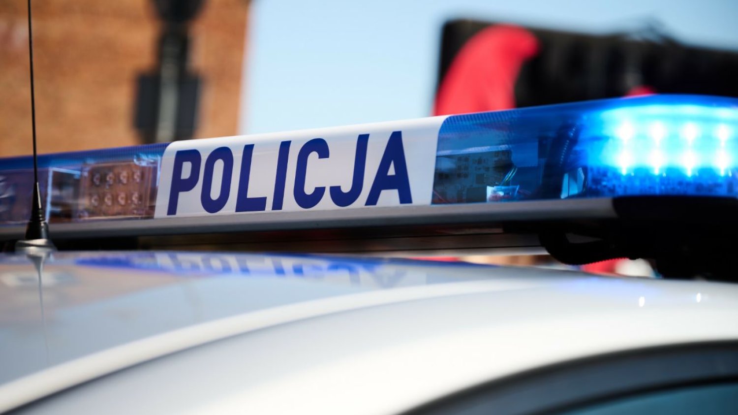 Radiowóz policyjny.