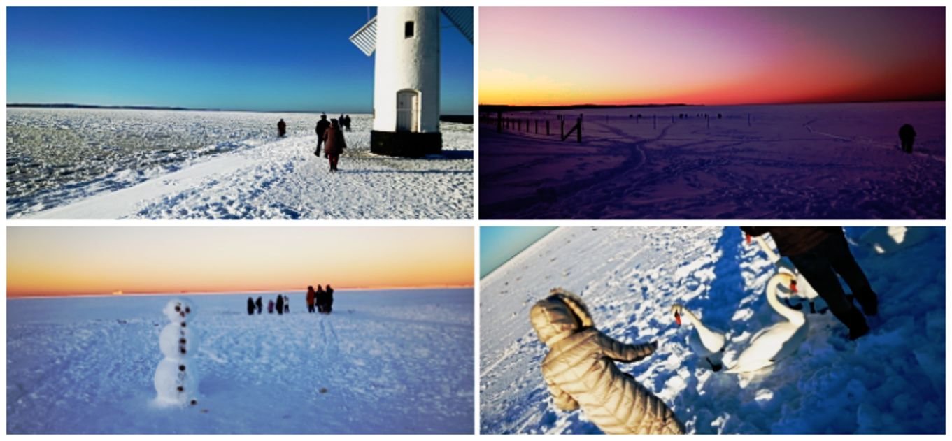 Zamarzniety Bałtyk. Śnieżna pustynia nad polskim morzem [GALERIA ZDJĘĆ]