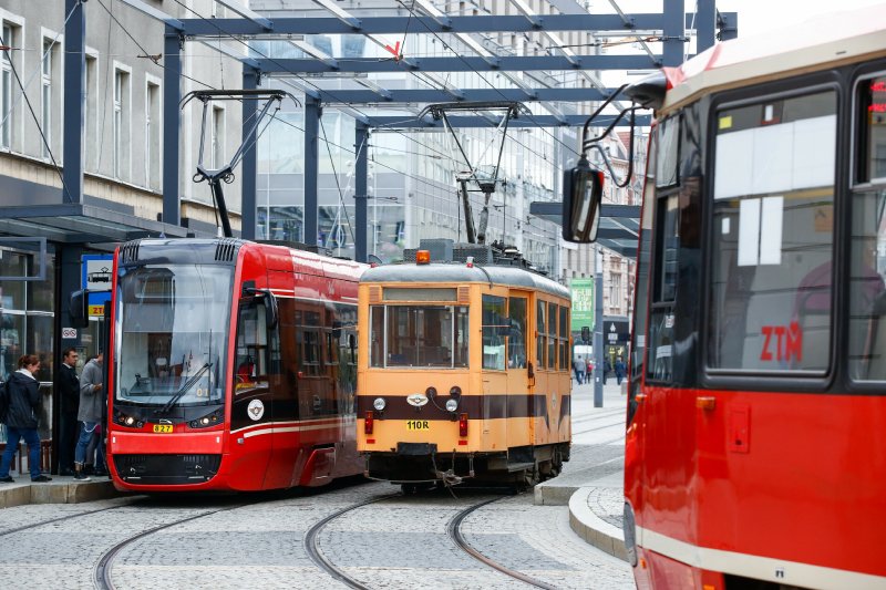 W Katowicach złodziej ukradł tramwaj. Jeździł i zabierał pasażerów