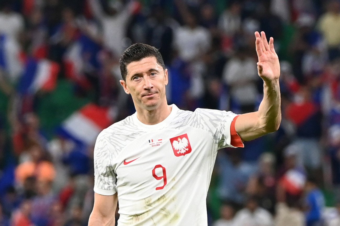 Robert Lewandowski był najlepszym strzelcem Biało-Czerwonych na MŚ 2022. "Lewy" zdobył dwa gole.
