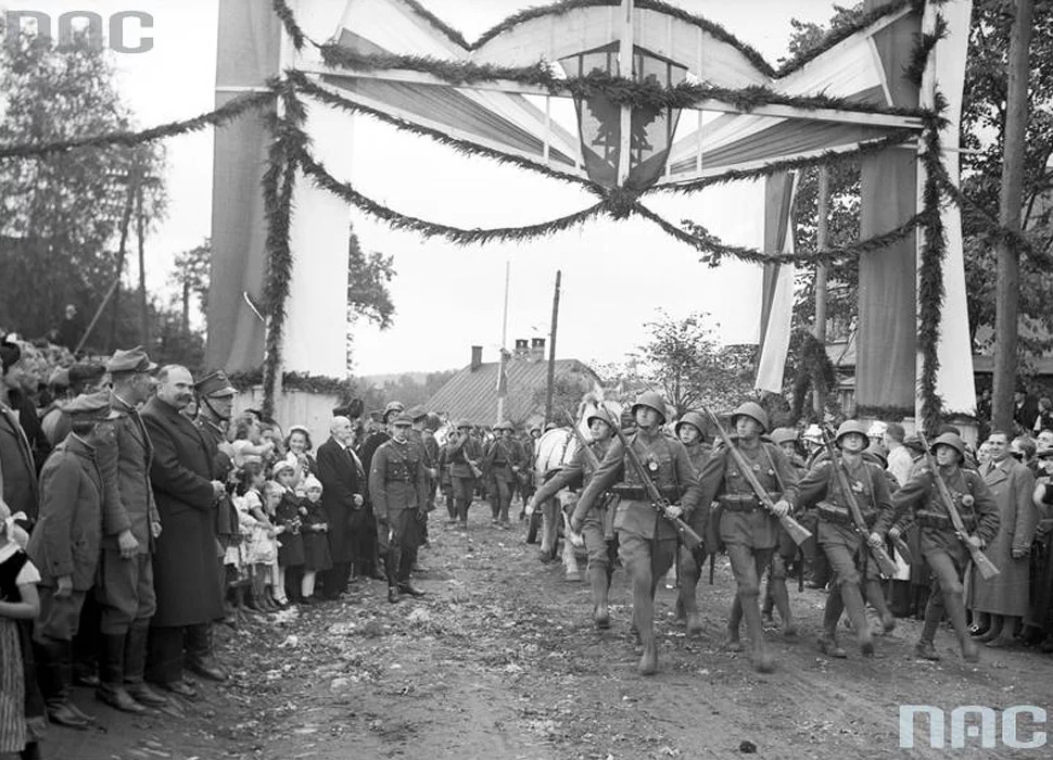 Wkroczenie wojsk polskich do Karwiny, 1938.