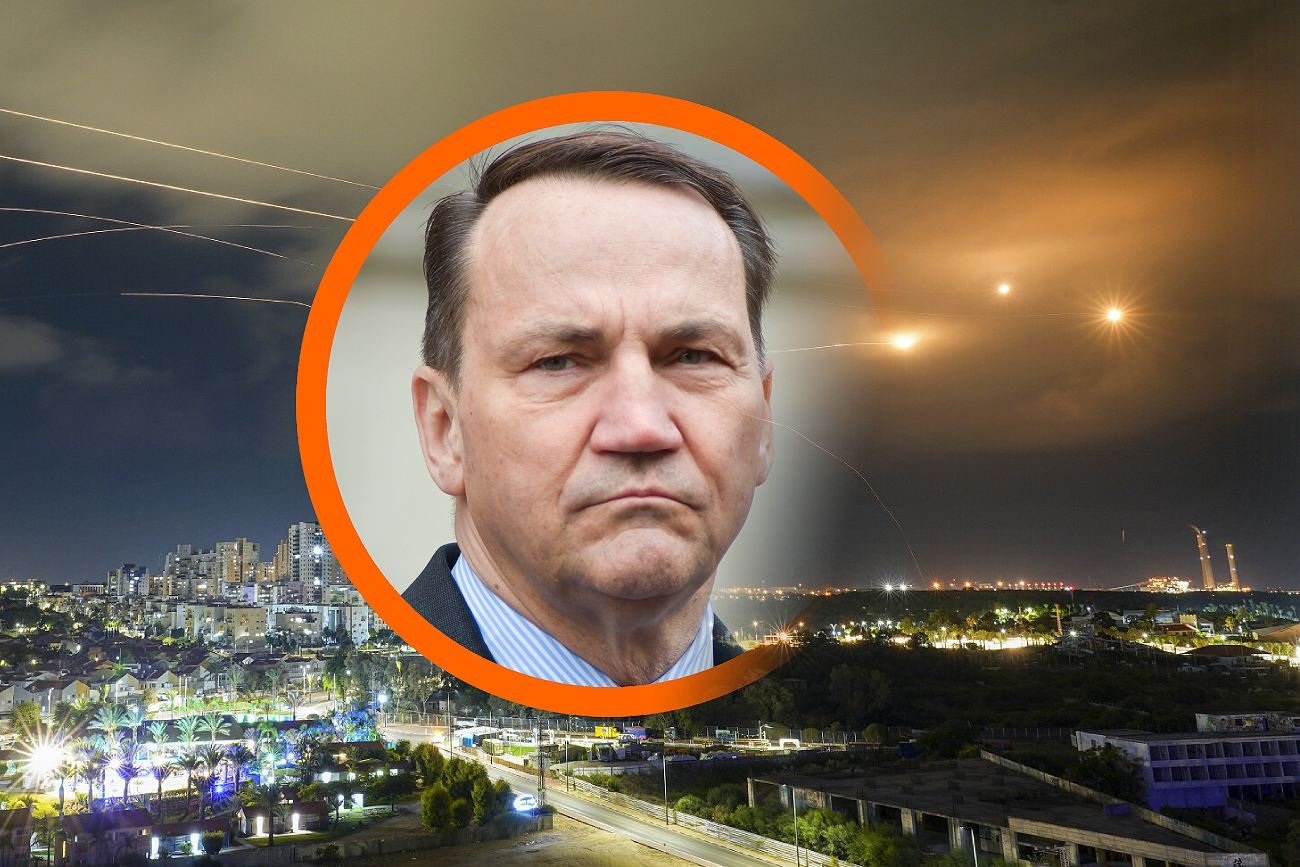Radosław Sikorski wymownie komentuje sytuację po ataku Iranu na Izrael.