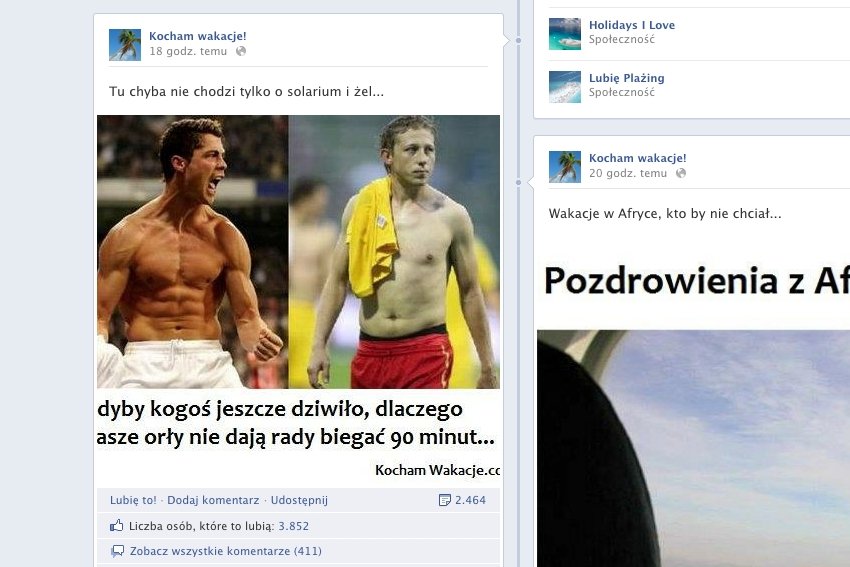 Cristiano Roanldo i Rafał Murawski bez koszulek