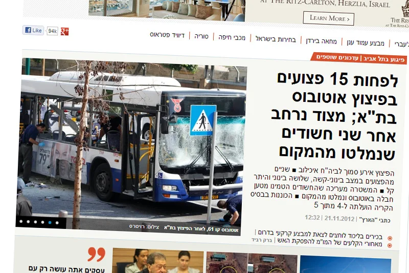Zamach terrorystyczny na autobus w Tel Awiwie. Odpowiedź Palestyńczyków na operację Izraela w Strefie Gazy?